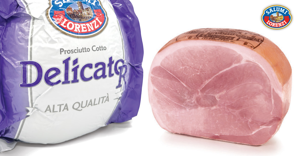 Delicato R | Prosciutti Cotti | Interi | Salumi Lorenzi | Dal 1965 Garanzia di Qualità