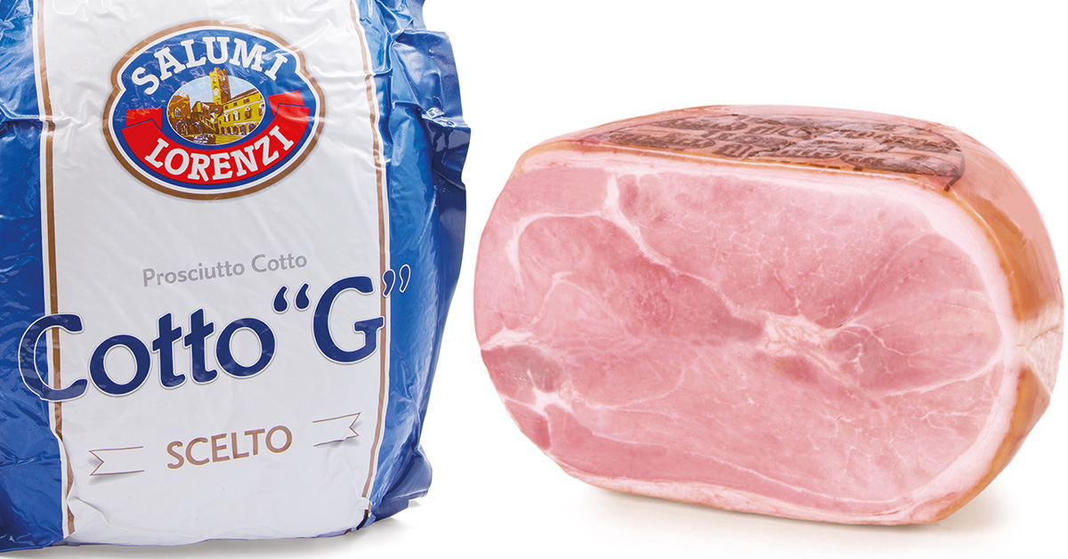 Cotto G | Prosciutti Cotti | Interi | Salumi Lorenzi | Dal 1965 Garanzia di Qualità