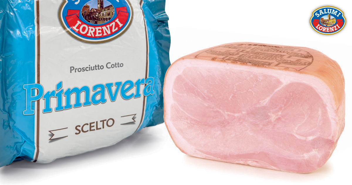 Primavera | Prosciutti Cotti | Interi | Salumi Lorenzi | Dal 1965 Garanzia di Qualità