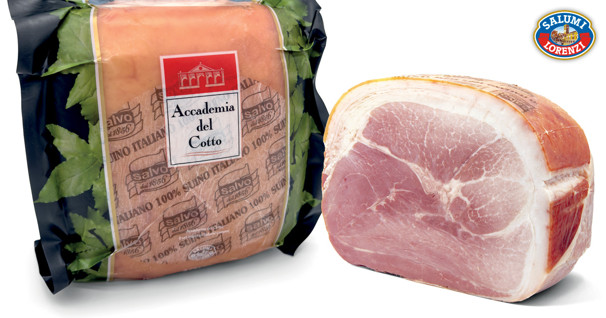 F 1856 | Prosciutti Cotti | Interi | Salumi Lorenzi | Dal 1965 Garanzia di Qualità