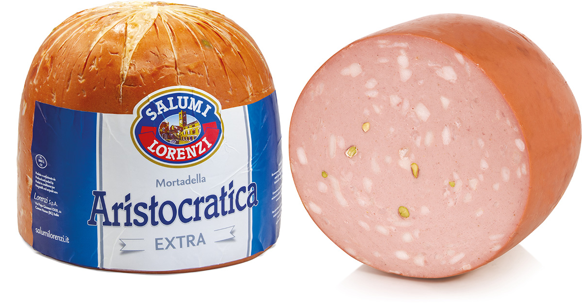 Aristocratica Extra | Mortadelle | Interi | Salumi Lorenzi | Dal 1965 Garanzia di Qualità