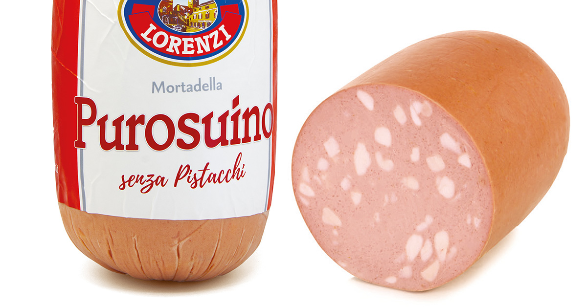 Purosuino | Mortadelle | Interi | Salumi Lorenzi | Dal 1965 Garanzia di Qualità