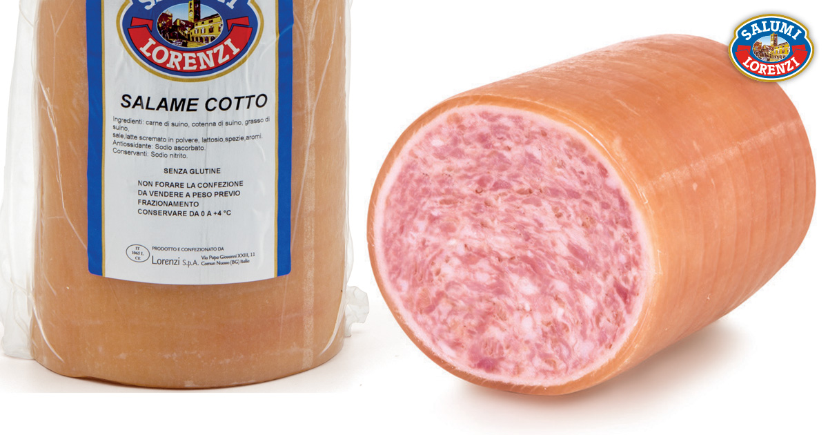 Salame Cotto | Specialità | Interi | Salumi Lorenzi | Dal 1965 Garanzia di Qualità