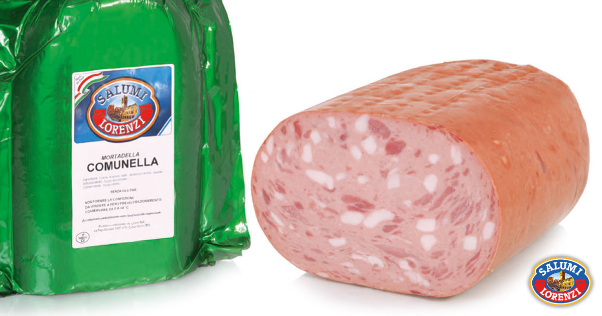 Comunella | Mortadelle | Interi | Salumi Lorenzi | Dal 1965 Garanzia di Qualità