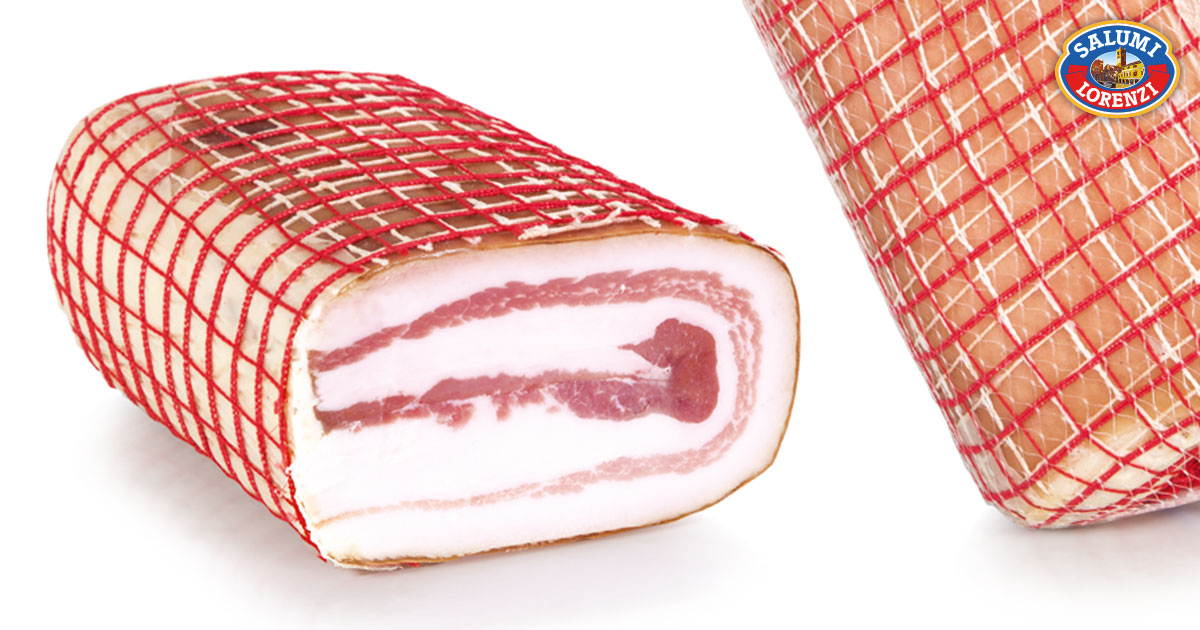 Piatta | Pancette | Interi | Salumi Lorenzi | Dal 1965 Garanzia di Qualità