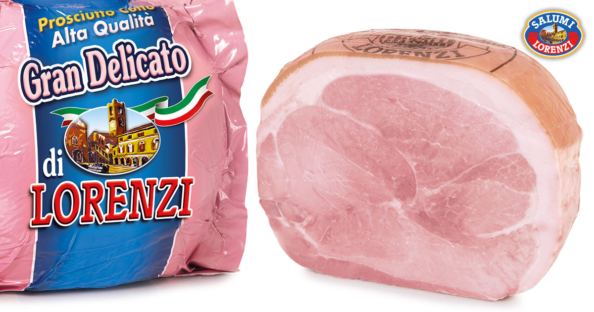 Gran Delicato | Prosciutti Cotti | Interi | Salumi Lorenzi | Dal 1965 Garanzia di Qualità