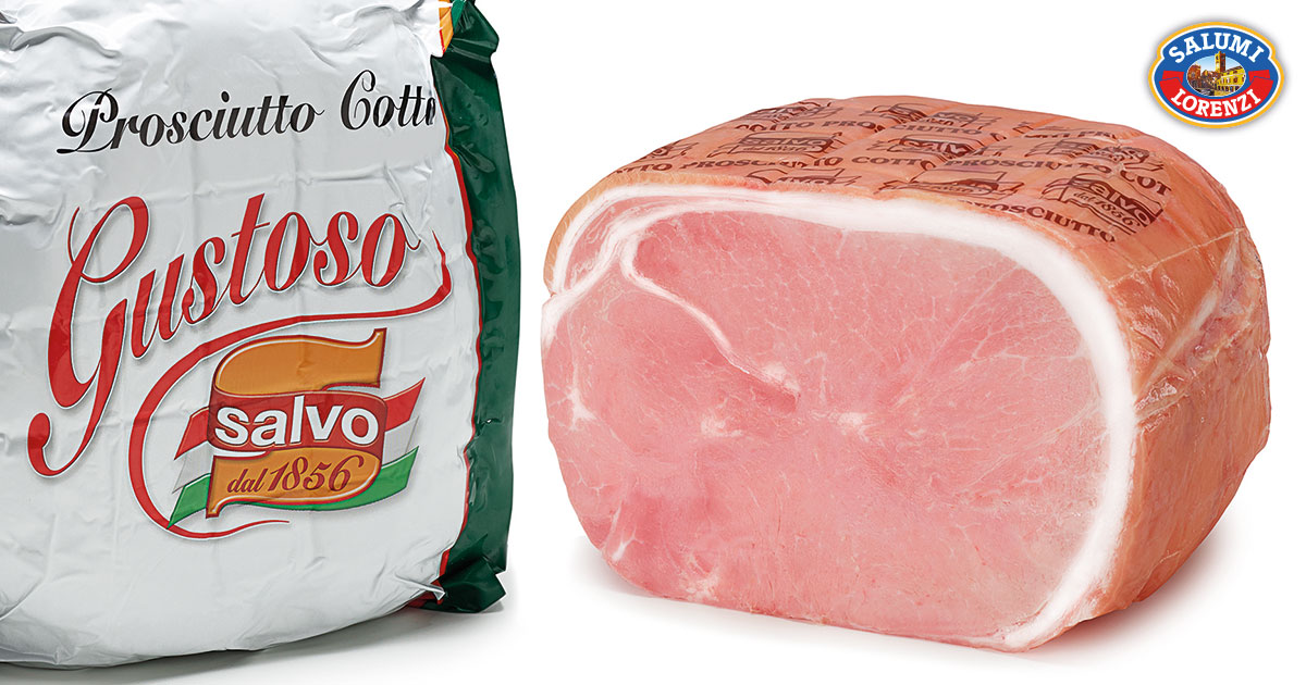 Gustoso | Prosciutti Cotti | Interi | Salumi Lorenzi | Dal 1965 Garanzia di Qualità