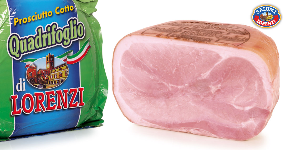 Quadrifoglio | Prosciutti Cotti | Interi | Salumi Lorenzi | Dal 1965 Garanzia di Qualità