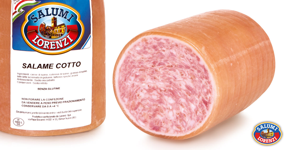 Salame Cotto | Specialità | Interi | Salumi Lorenzi | Dal 1965 Garanzia di Qualità