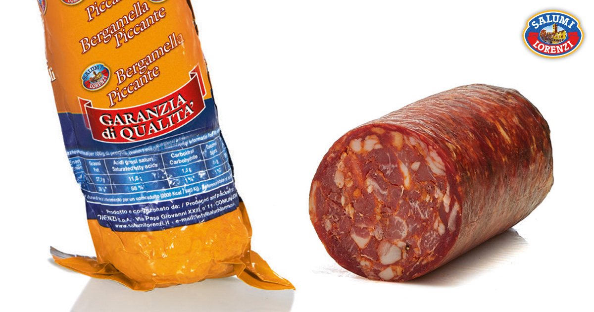 Bergamella | Salami | Interi | Salumi Lorenzi | Dal 1965 Garanzia di Qualità