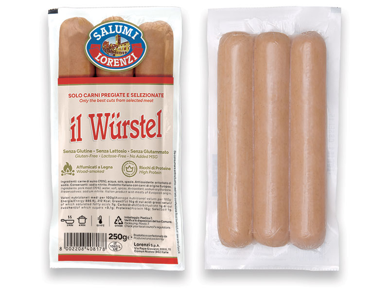 il Würstel | Libero Servizio | Salumi Lorenzi | Dal 1965 Garanzia di Qualità
