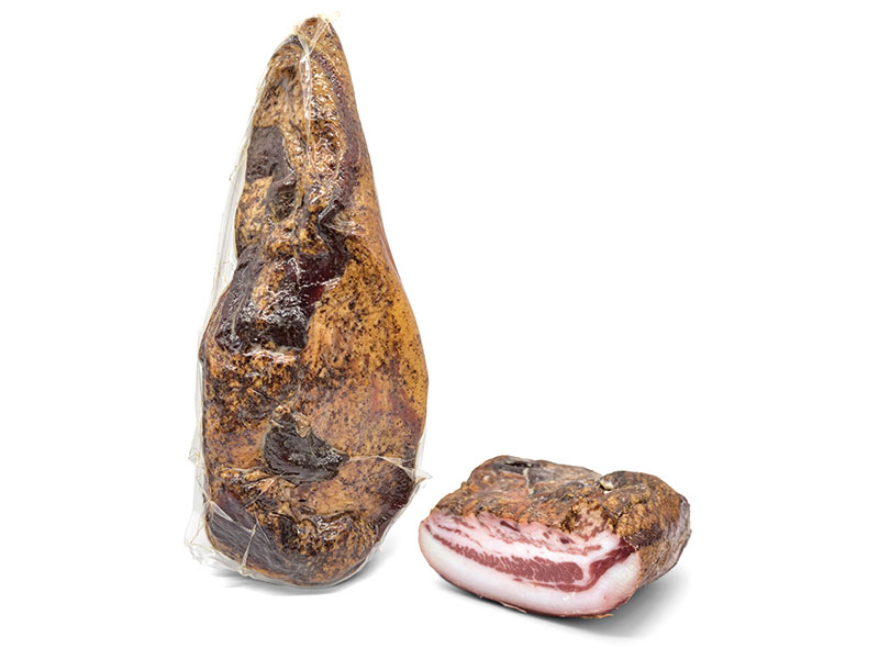 Guanciale s/v | Stagionati | Salumi Lorenzi | Dal 1965 Garanzia di Qualità