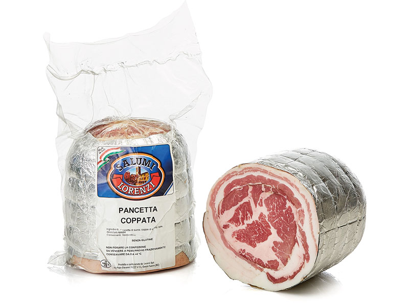 Coppata | Pancette | Salumi Lorenzi | Dal 1965 Garanzia di Qualità