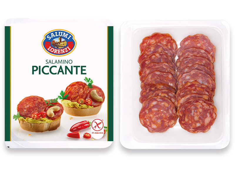 Salamino Piccante | Affettati | Salumi Lorenzi | Dal 1965 Garanzia di Qualità