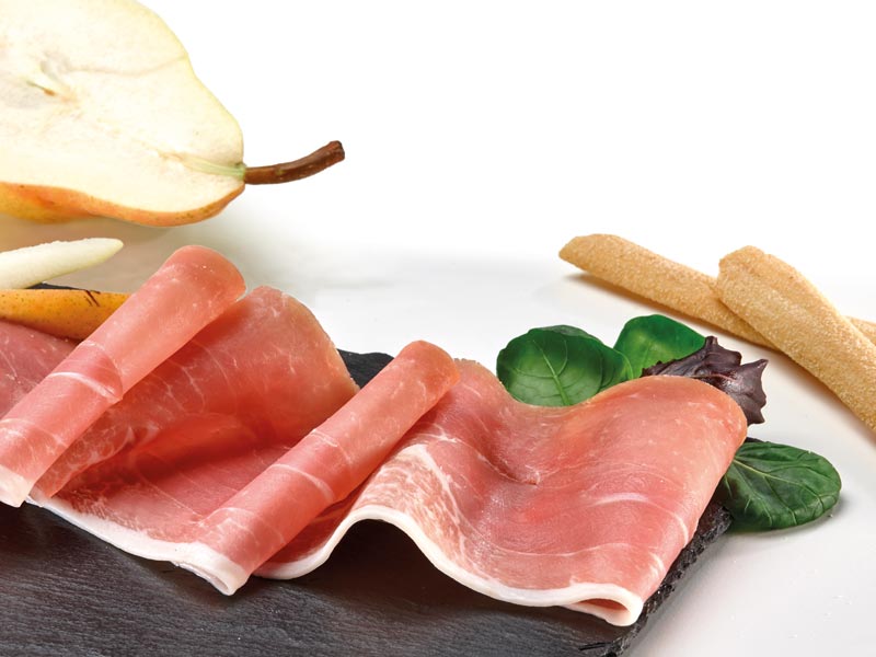 Salumi Lorenzi Ricette Prosciutto Stagionato con Pere e Misticanza